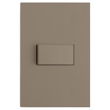 Conjunto Interruptor Paralelo Horizontal 4x2 - RECTA FENDI SATIN FOSCO